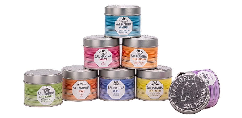 Latas de sal marina - terramarmallorca